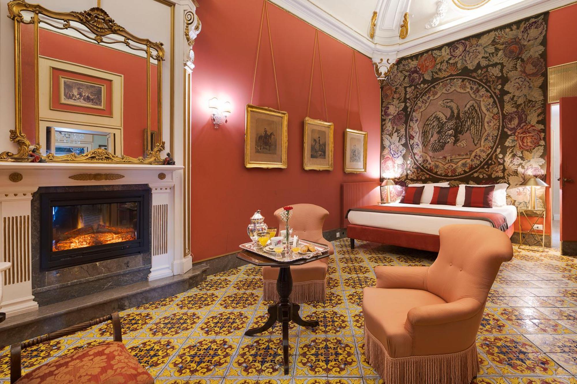 ホテル Palazzo Arone Dei Baroni Di Valentino パレルモ エクステリア 写真